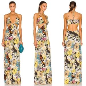 Alexis Multicolor Floral Maxi Dress